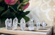 Hand Crafted Labradorite & Clear Quartz Crystal Crown