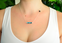 Apatite Sterling Silver Aromatherapy Diffuser Necklace