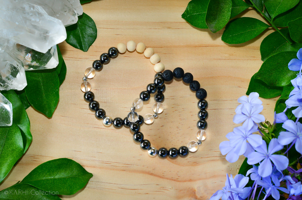 Aromatherapy bracelet set. | Aromatherapy bracelet, Bracelet set, Lava bead