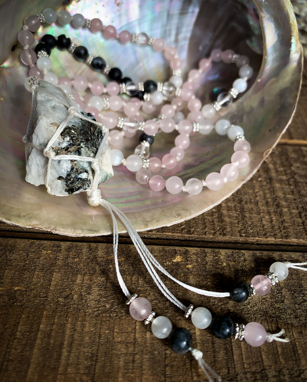 NEW BEGINNINGS  |  Beautiful Handmade Diffuser Mala Bead Necklace