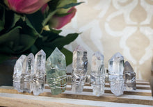 Hand Crafted Prasiolite & Clear Quartz Crystal Crown