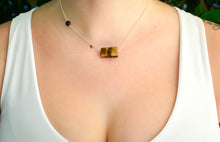 Tiger's Eye Sterling Silver Aromatherapy Diffuser Necklace