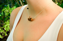 Tiger's Eye Sterling Silver Aromatherapy Diffuser Necklace